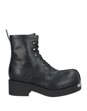 MM6 MAISON MARGIELA シューズ | ショートブーツ ブラック メンズ | YOOX