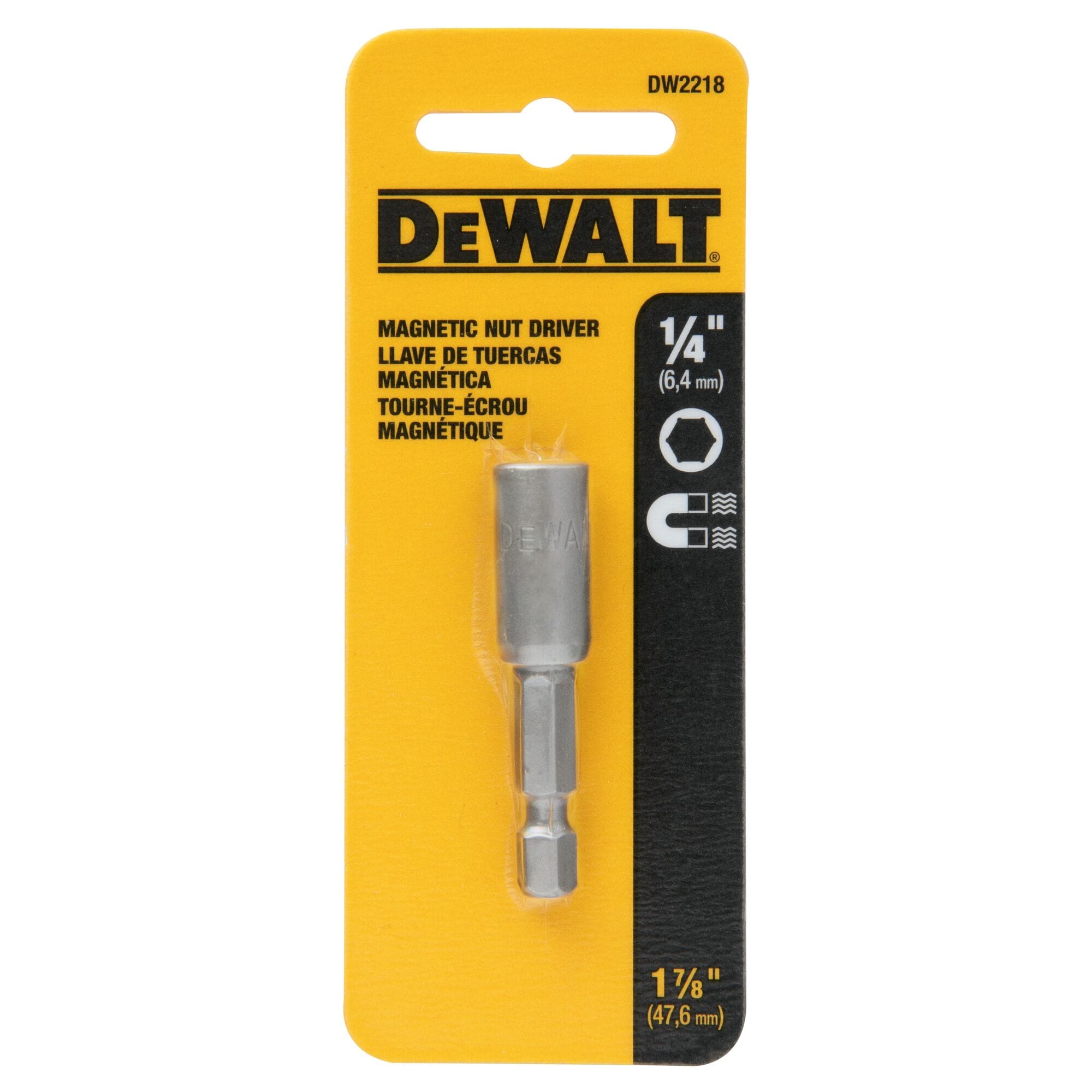 DEWALT 1/4-in x 1-7/8-in Hex Nut Driver DW2218 Z at Lowes.com