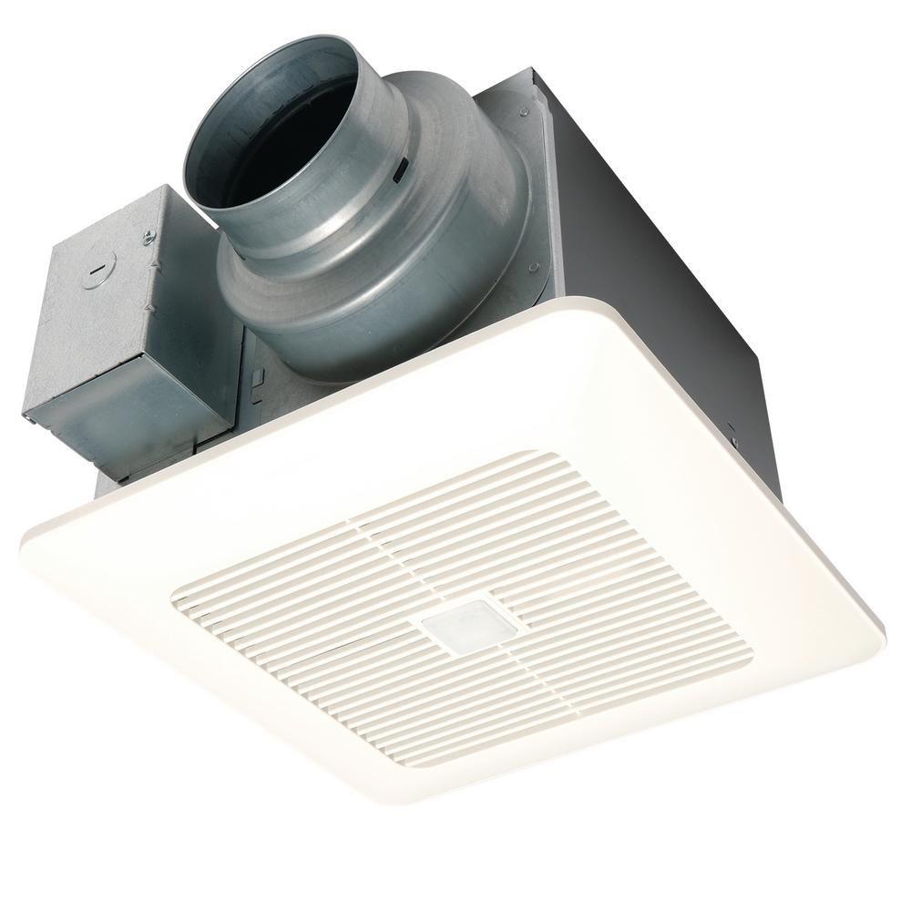 Panasonic WhisperSense 0.3-Sone 110-CFM White Bathroom Fan with