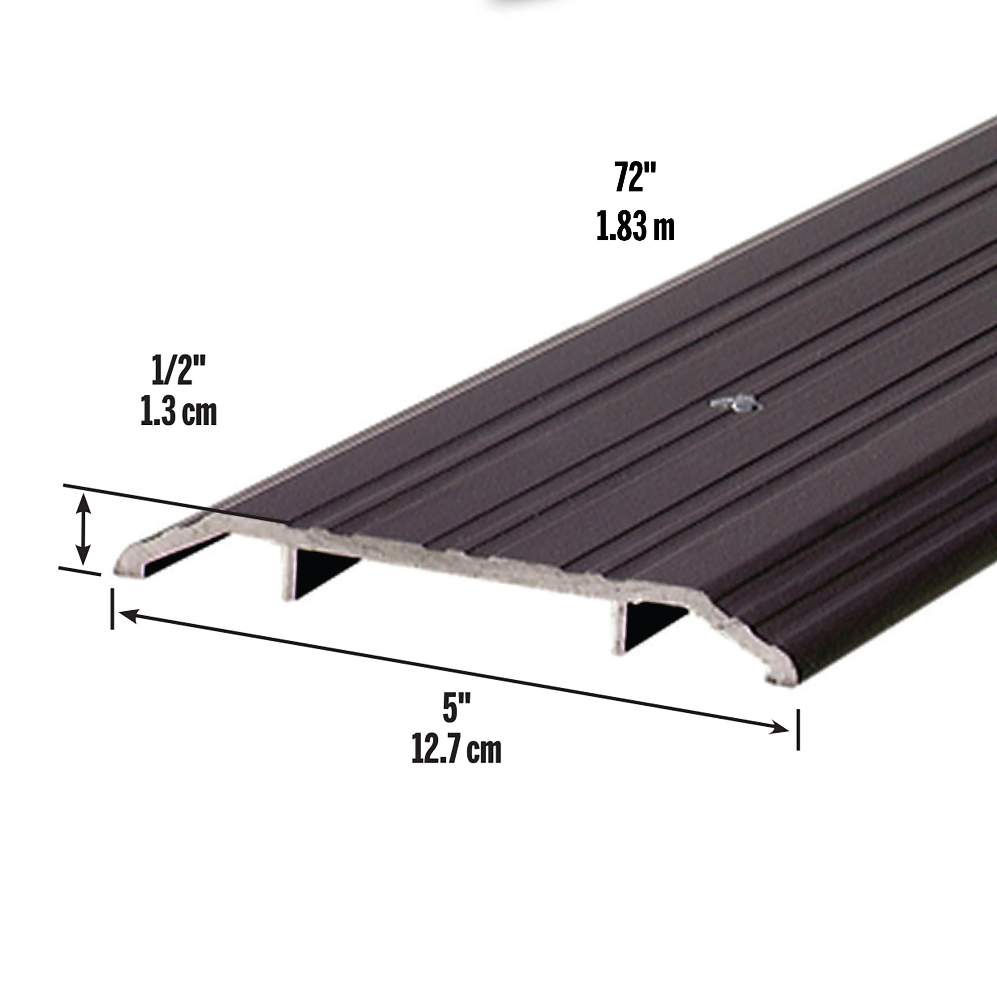M-D 73.08-in x 5-in Aluminum Door Threshold (Install with Screws