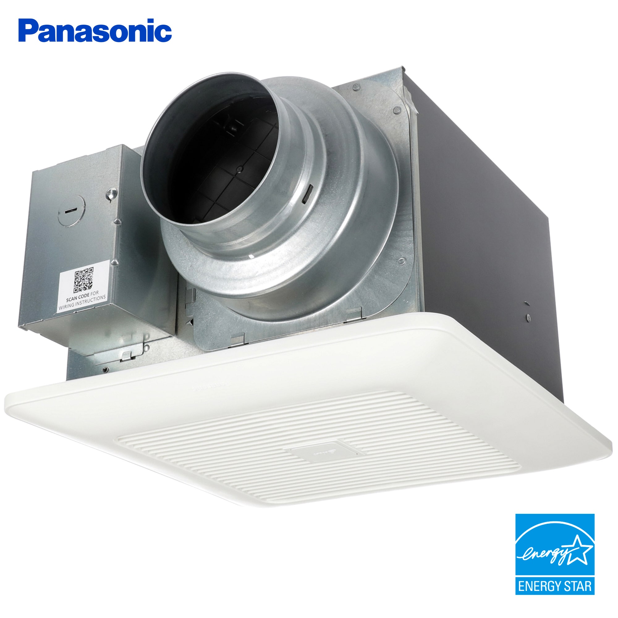 Panasonic WhisperGreen 0.4-Sone 110-CFM White Bathroom Fan, ENERGY