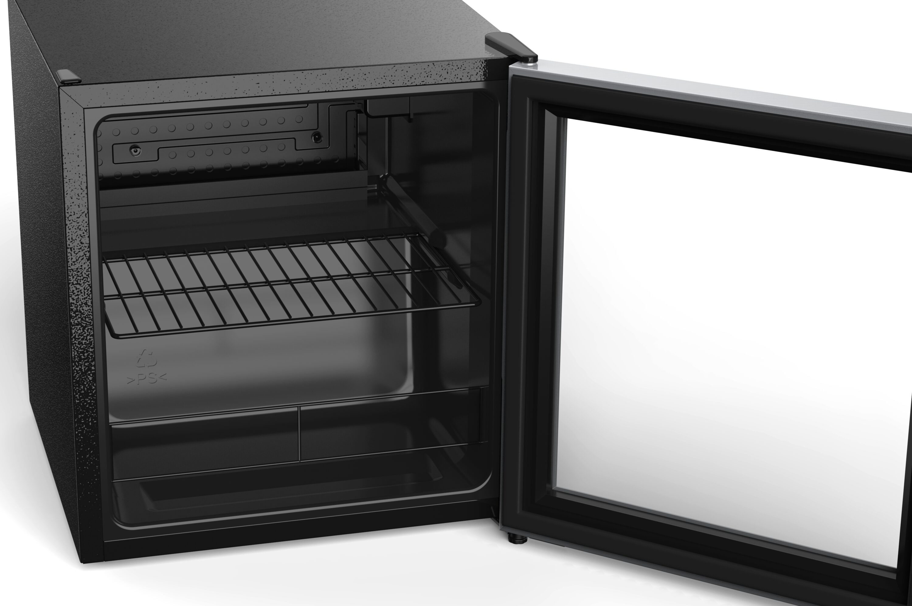 Hisense 17.5-in W 48 -Can Capacity Silver Freestanding Indoor