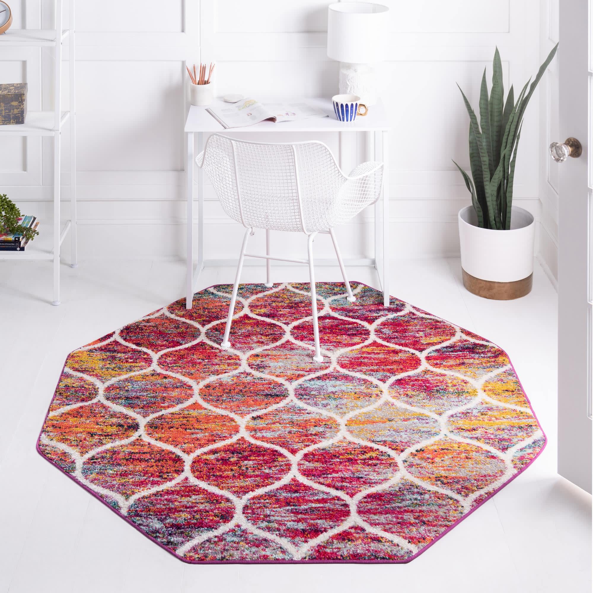 loomer】Art Rug 18AW Unique Loom Trellis Frieze 7 X 7 (ft