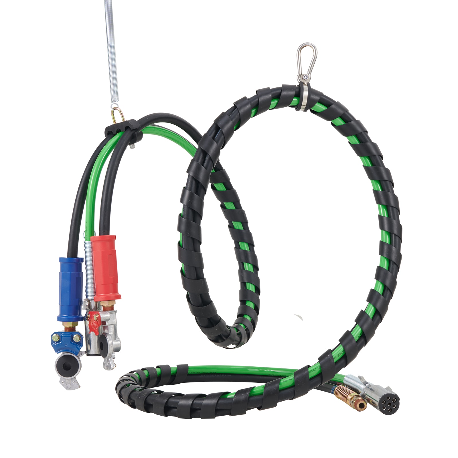VEVOR 12FT Semi Truck Air Lines Kit 3-in-1 Air Hoses and ABS Power