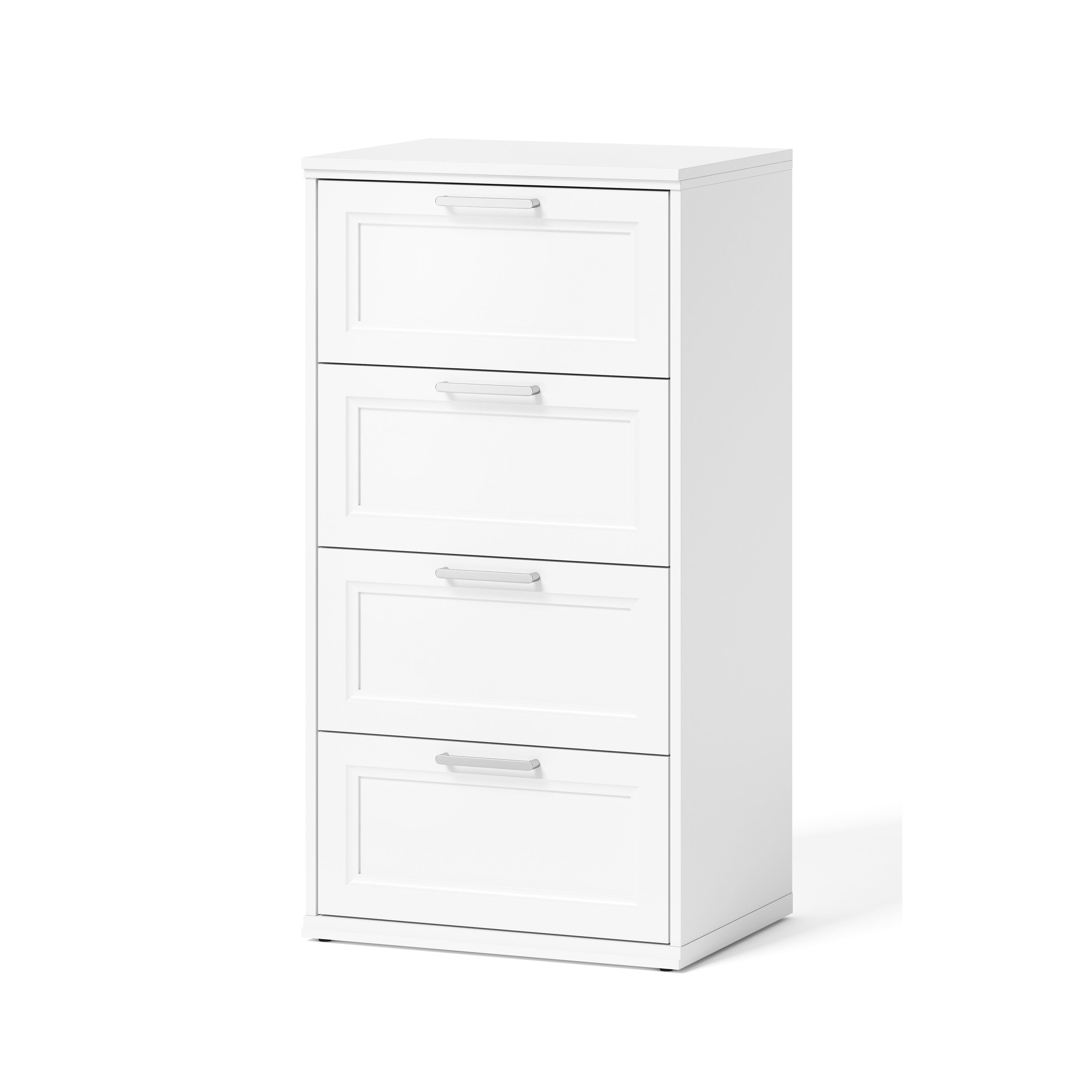 Style Selections Lana 21-in W x 16-in D x 40.2-in H White Solid