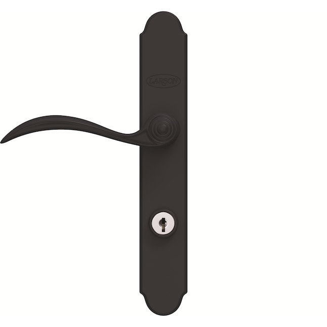 LARSON QuickFit Matte Black Lockable Storm door New installation