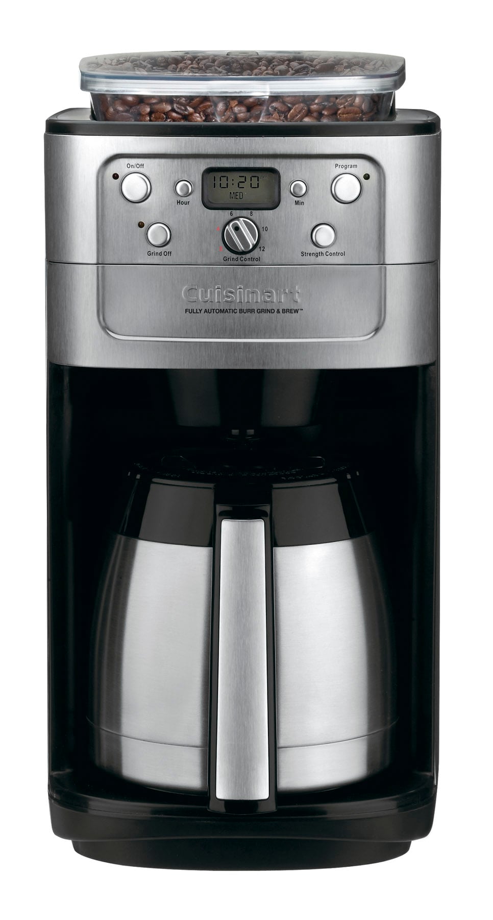 Cuisinart Grind and Brew 12-Cup Black and Chrome Residential Drip