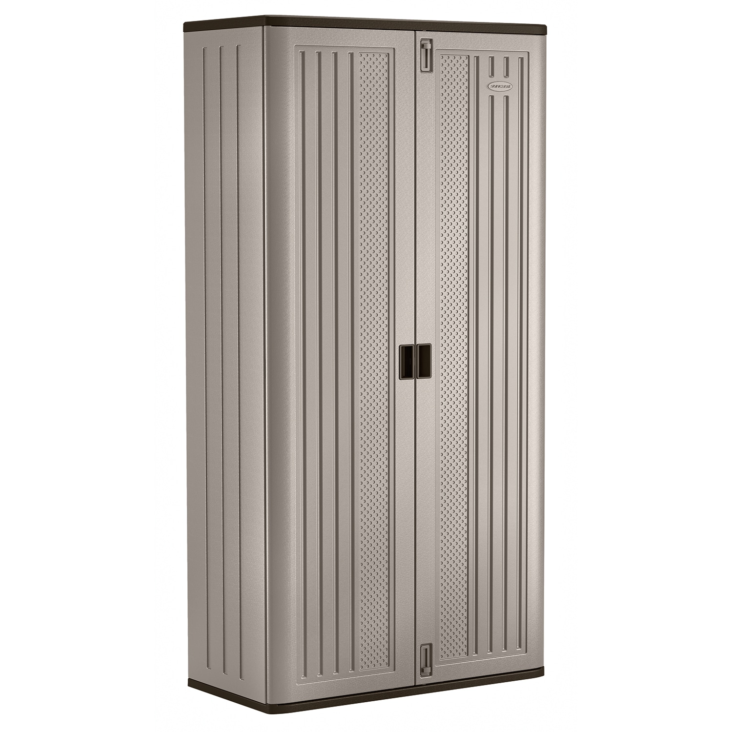 Suncast Plastic Freestanding Garage Cabinet in Gray (40-in W x
