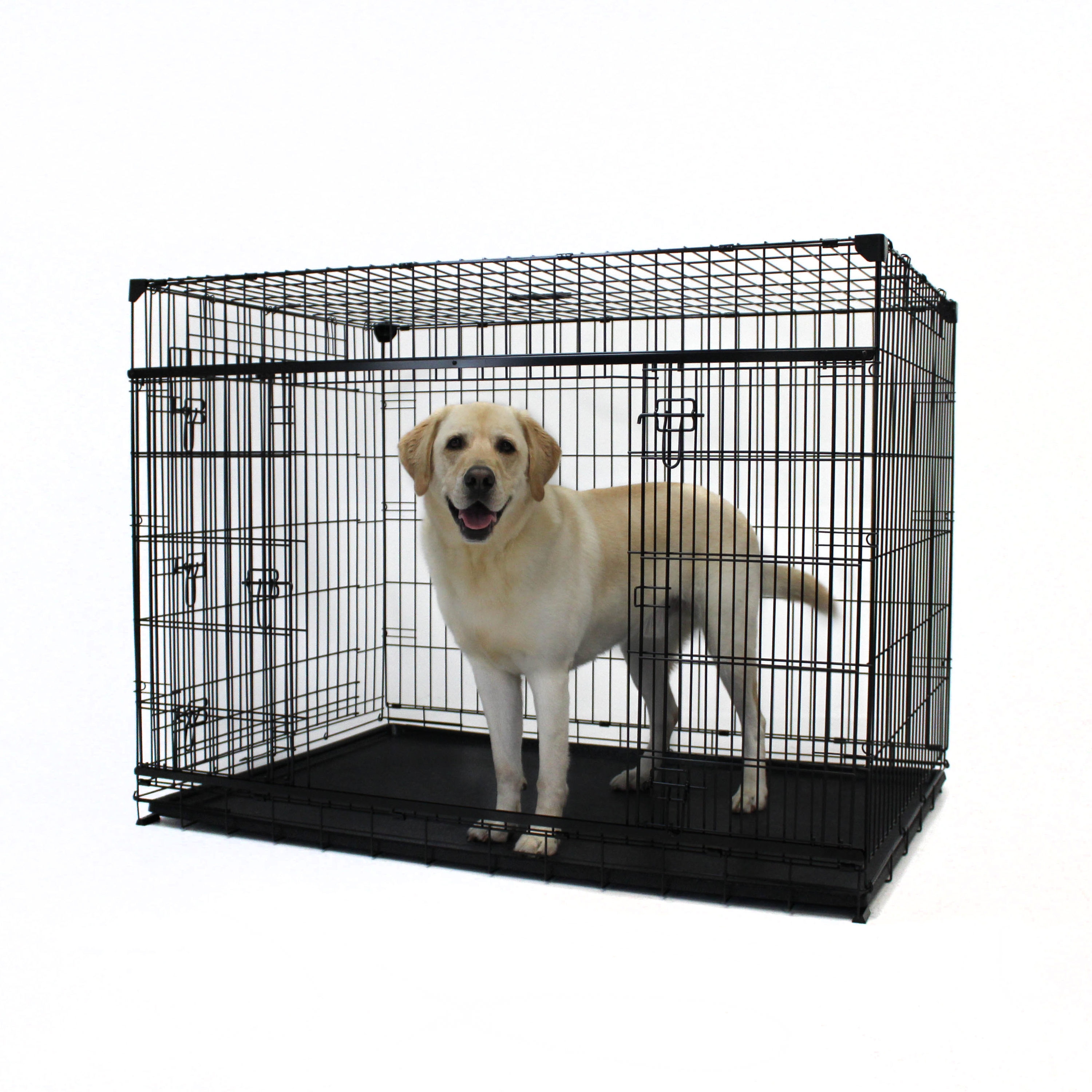 Lucky Dog Extra Large (66- 90-lb) Wire Dog Crate Indoor/Outdoor