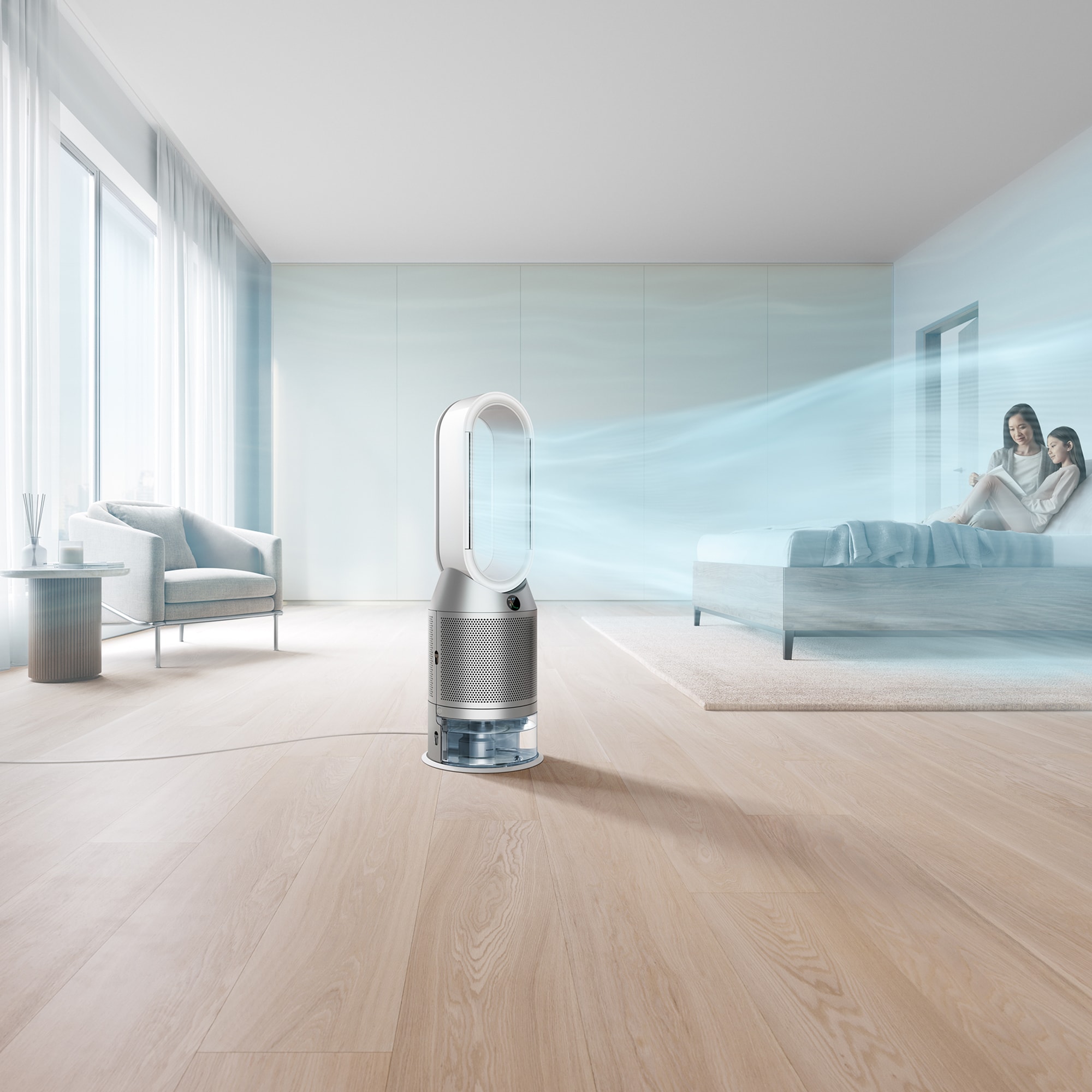 Dyson Humidify+Cool PH03 Fan 10 -Speed Smart Compatible White