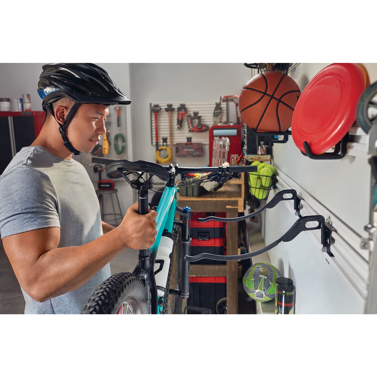 CRAFTSMAN VERSATRACK 4-in Black Steel Bike Large Hook CMST82615VT