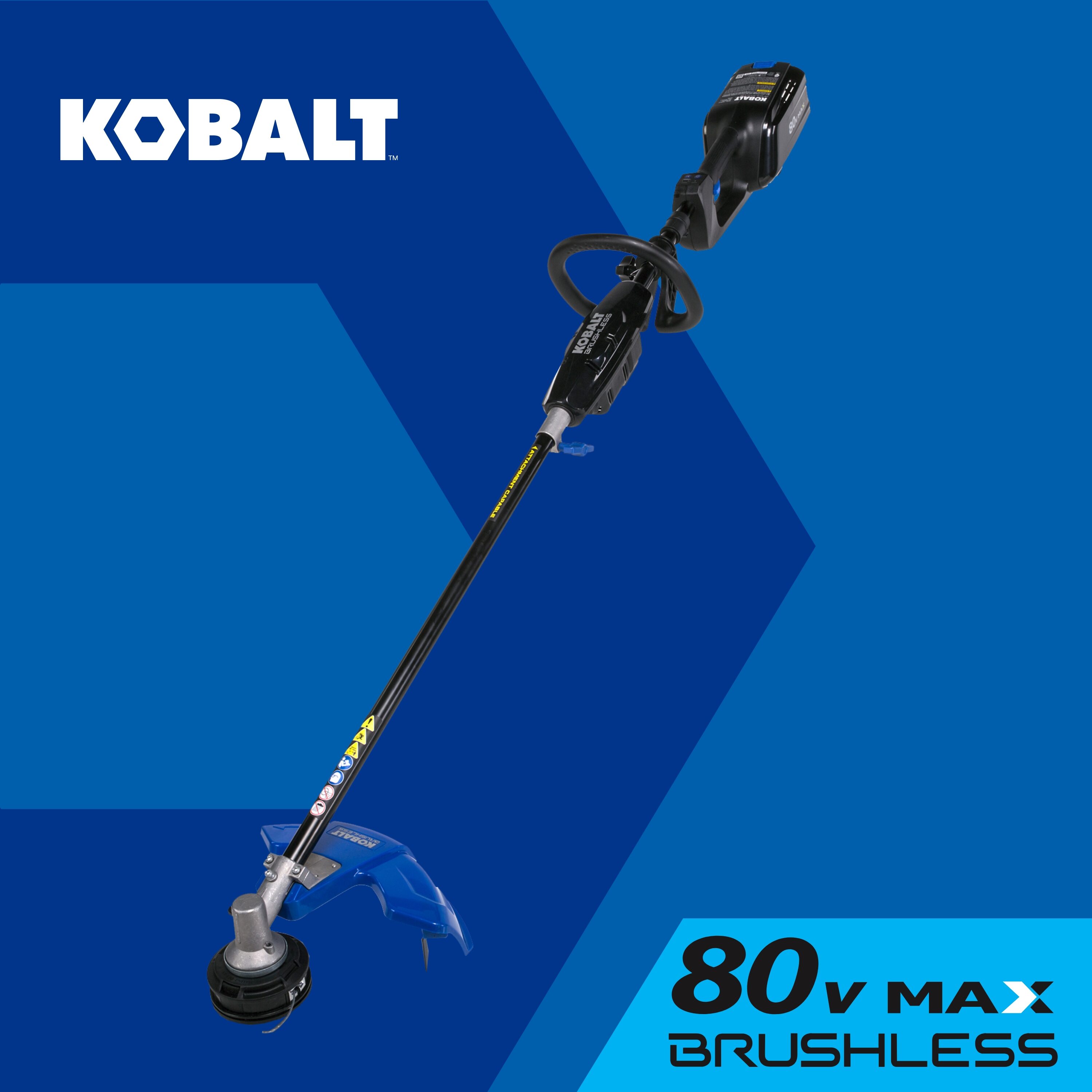 Kobalt 80-volt 16-in Straight Shaft Attachment Capable Battery