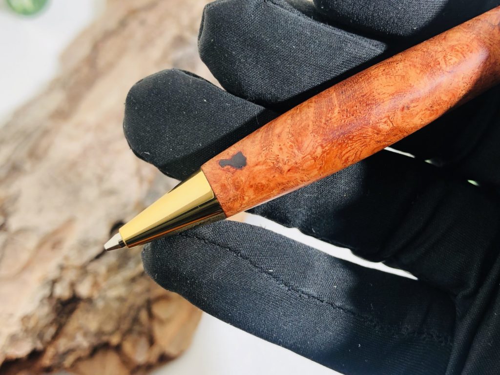 シャープペンシル花梨（瘤）木軸 | 木軸ペン工房 （モクペン）