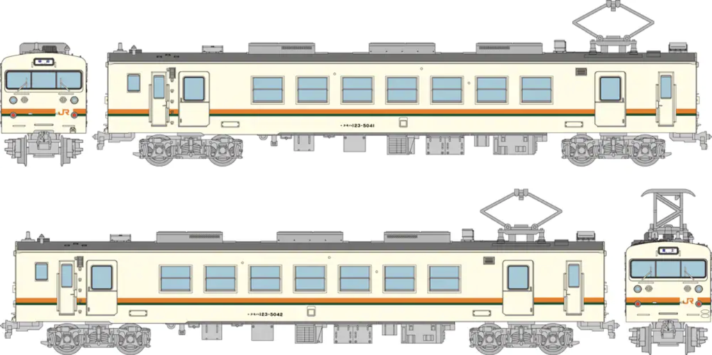鉄コレ】123系5040番代 2021年8月発売 | モケイテツ