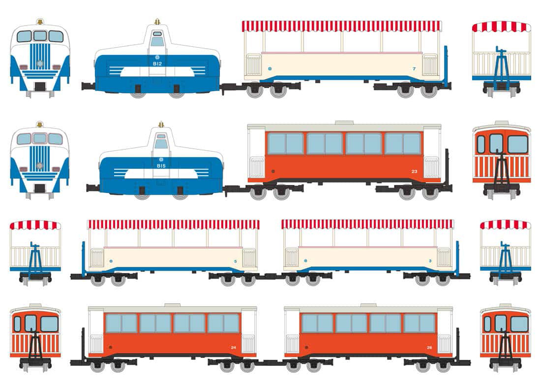 鉄コレ/ナローゲージ80】西武鉄道山口線 想い出の「おとぎ電車」2022年