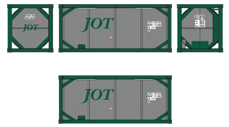 ポポンデッタ】20ft タンクコンテナ 2023年12月発売 | モケイテツ