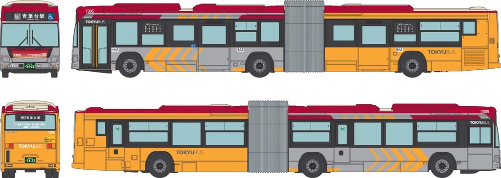 ザ•バスコレクション】東急バスタンデムライナー7305号車 2025年10月