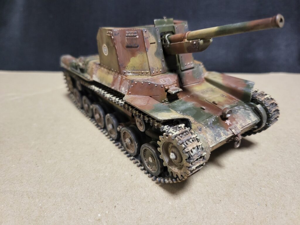 タミヤ 1/35 一式砲戦車 その6 ウェザリング 後編 | 気まぐれプラモ