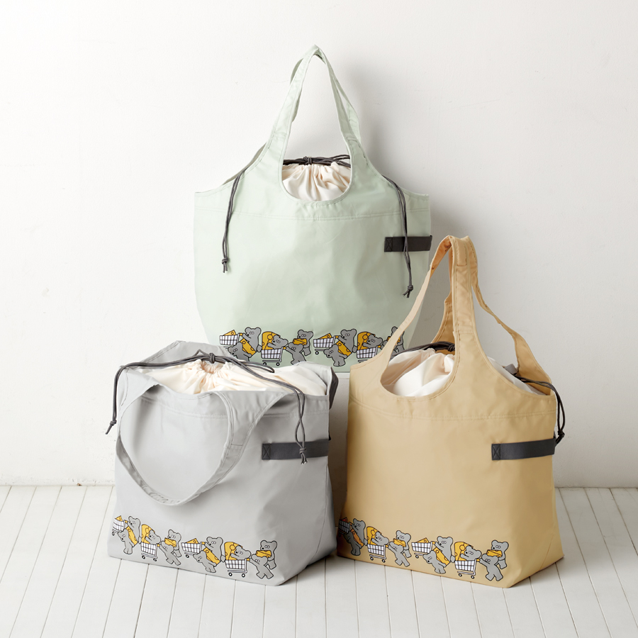 ねずみのANDY クルリトクーラービッグマルシェバッグ | MOTTERU