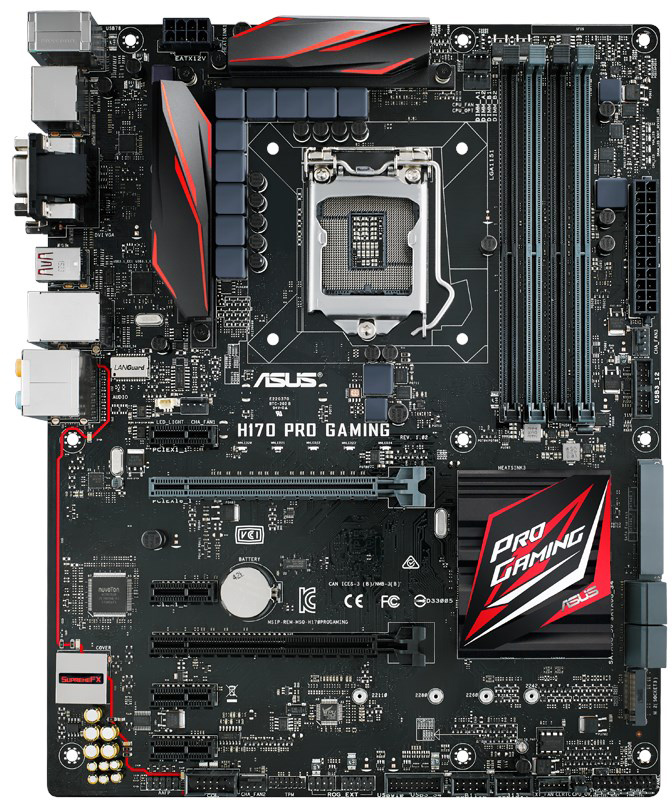 Asus H170 Pro Gaming - Motherboard Specifications On MotherboardDB