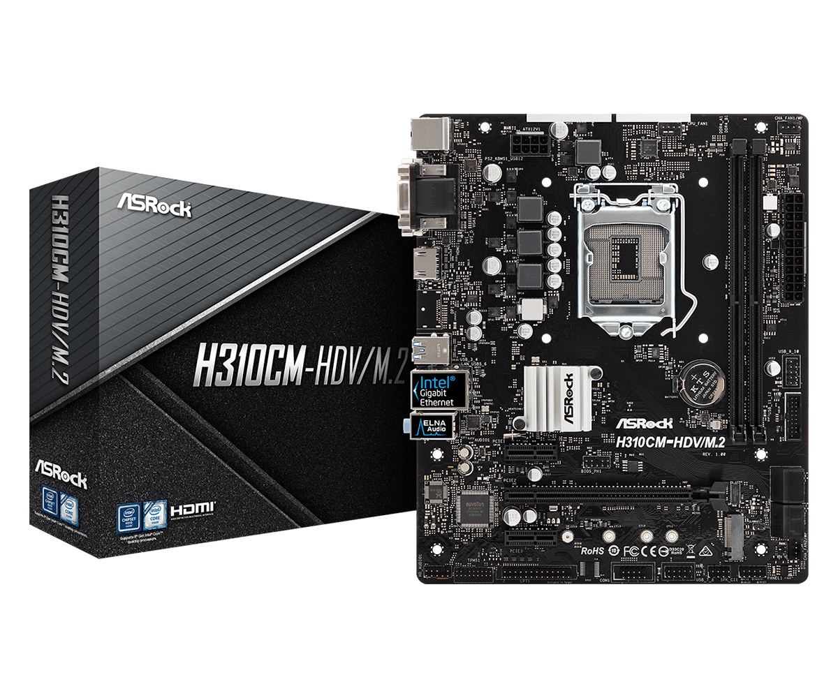 Asrock H310CM-HDV/M.2 - Motherboard Specifications On MotherboardDB