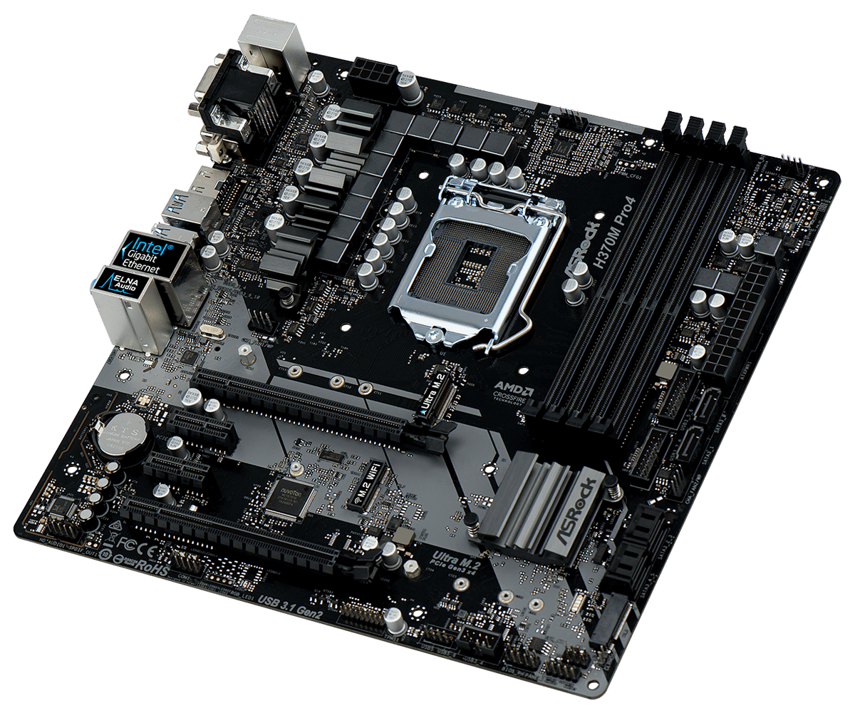 Asrock H370M Pro4 - Motherboard Specifications On MotherboardDB