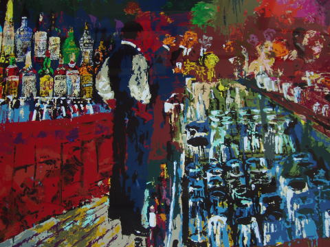 インテリアの絵画をシルクスクリーンの版画で制作したリロイ・ニーマン