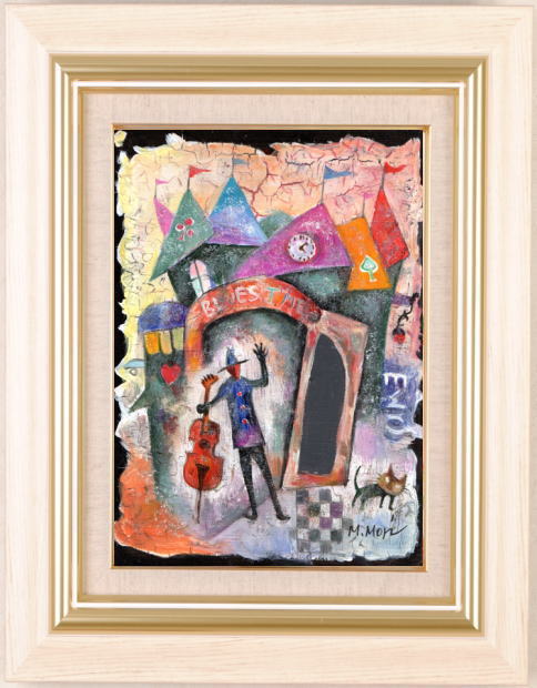 油絵の絵画で森正明が描いたファンタジックな油絵「パラダイス」をご購入