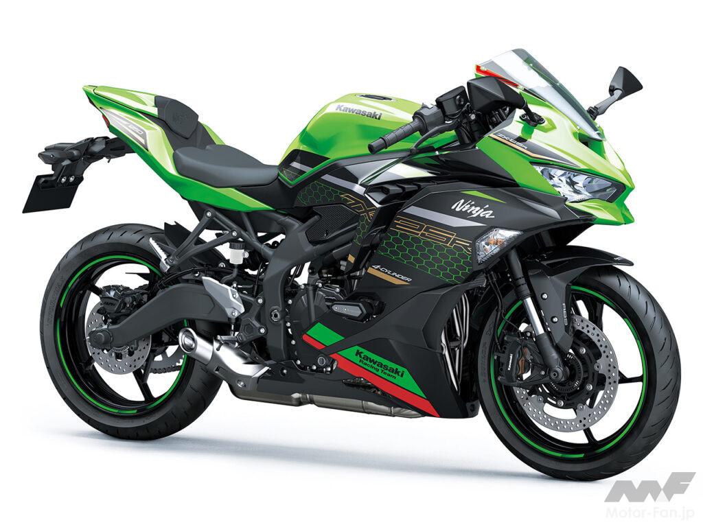 ライムグリーンのカワサキワークスカラーを細部に活かしたプロトの