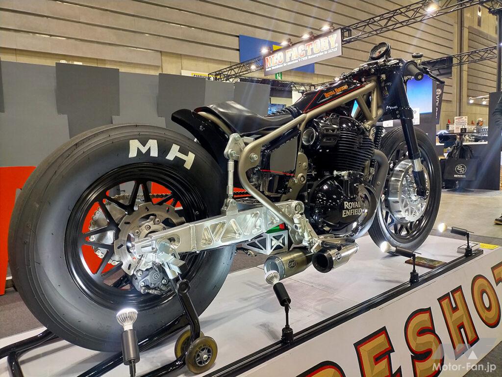 世界初公開！ ロイヤルエンフィールドのSHOTGUN 650がベース。ドラッグ