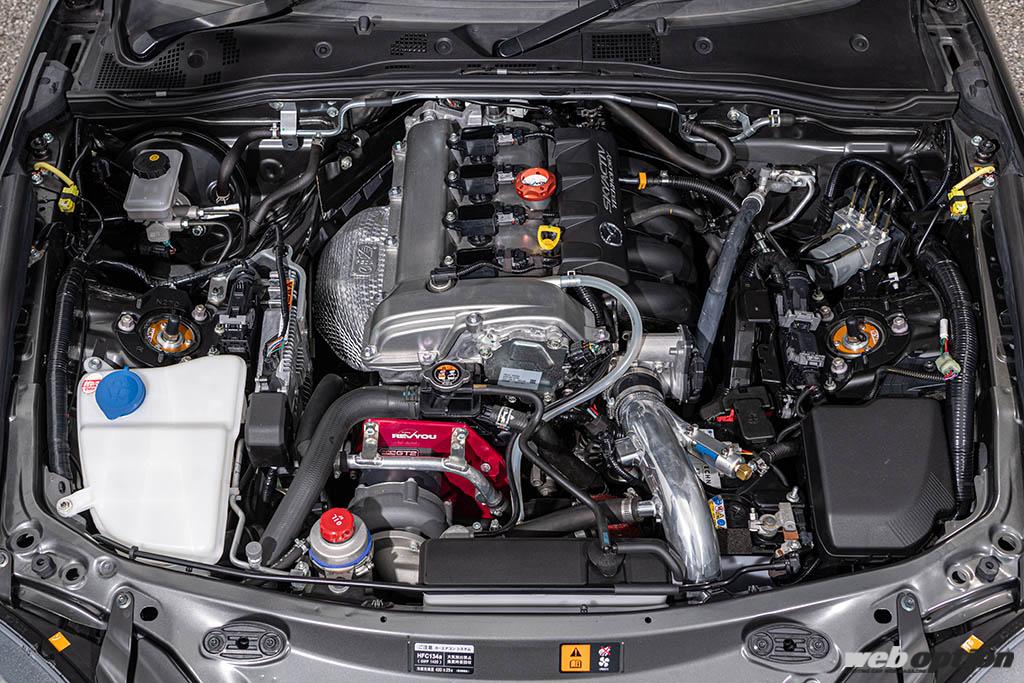 NDロードスター用 BLITZ 過給器本体 シルバー 青 取り付け金具付き