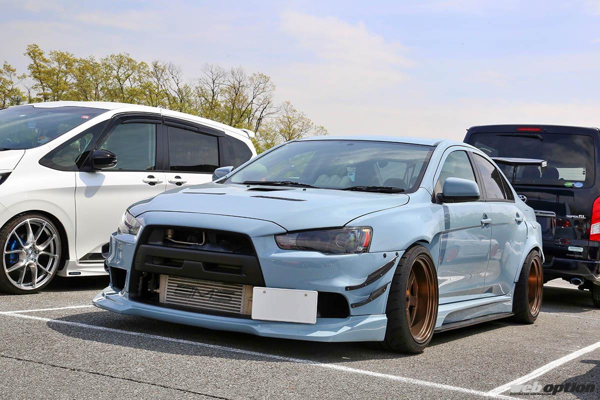 超個性派ランエボX、見参！」海外製ワイドボディキットをさらにワイド