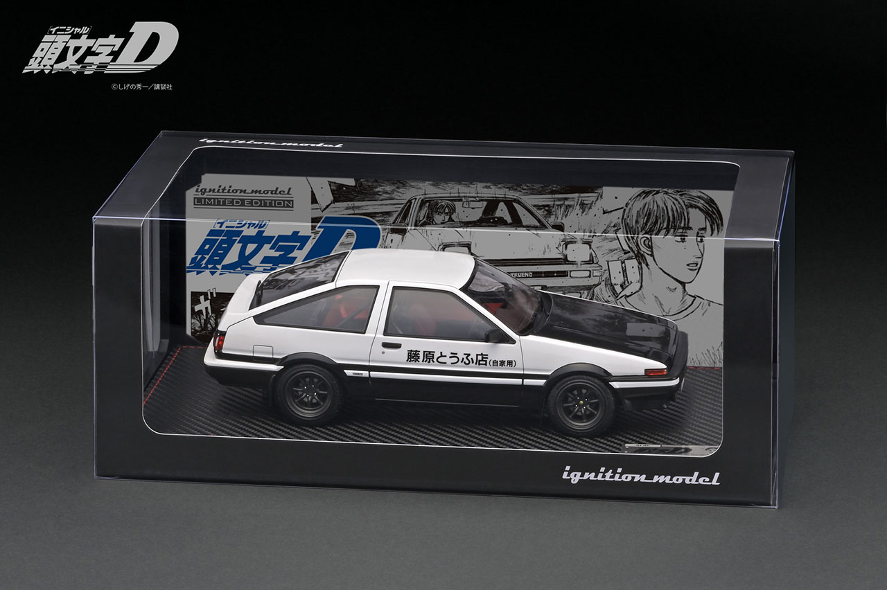 藤原拓海のフィギュア付き!?」イグニッションモデルが頭文字D仕様AE86