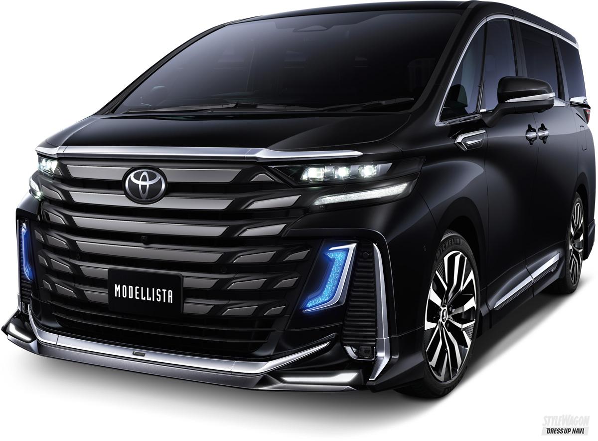 表情が激変しすぎ！ モデリスタのフロントグリルで新型ヴェルファイア