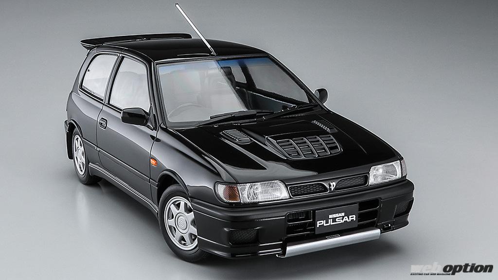 新規金型で脅威的完成度を実現！」パルサーGTI-Rの高精度プラモデルは