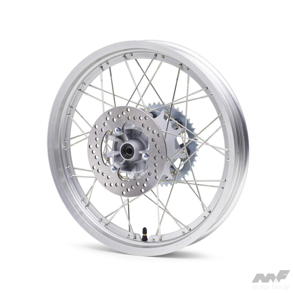 ヤマハの絶版人気トレール「セロー250」の前後ホイールASSYが新登場