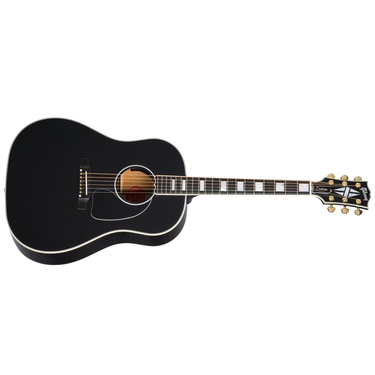 Gibson J-45 Custom - Ebony – Motor City Guitar