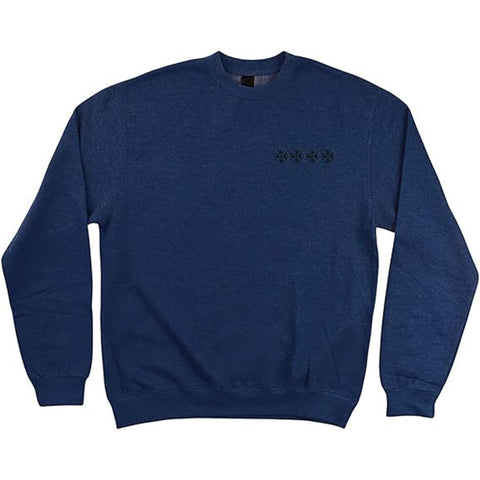 Independent Chain Cross Crew Neck Midweight Men's Sweater