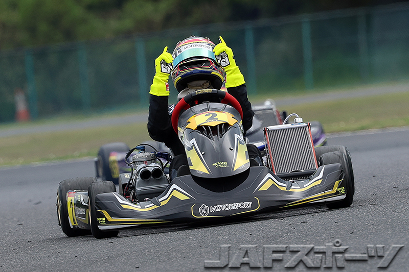 全日本カート選手権 OK部門は酒井仁選手がタイトル奪取に向けて開幕2