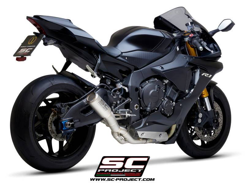 SC Project CR-T Exhaust: Yamaha R1/R1M'15-'25 R1S '16-'18