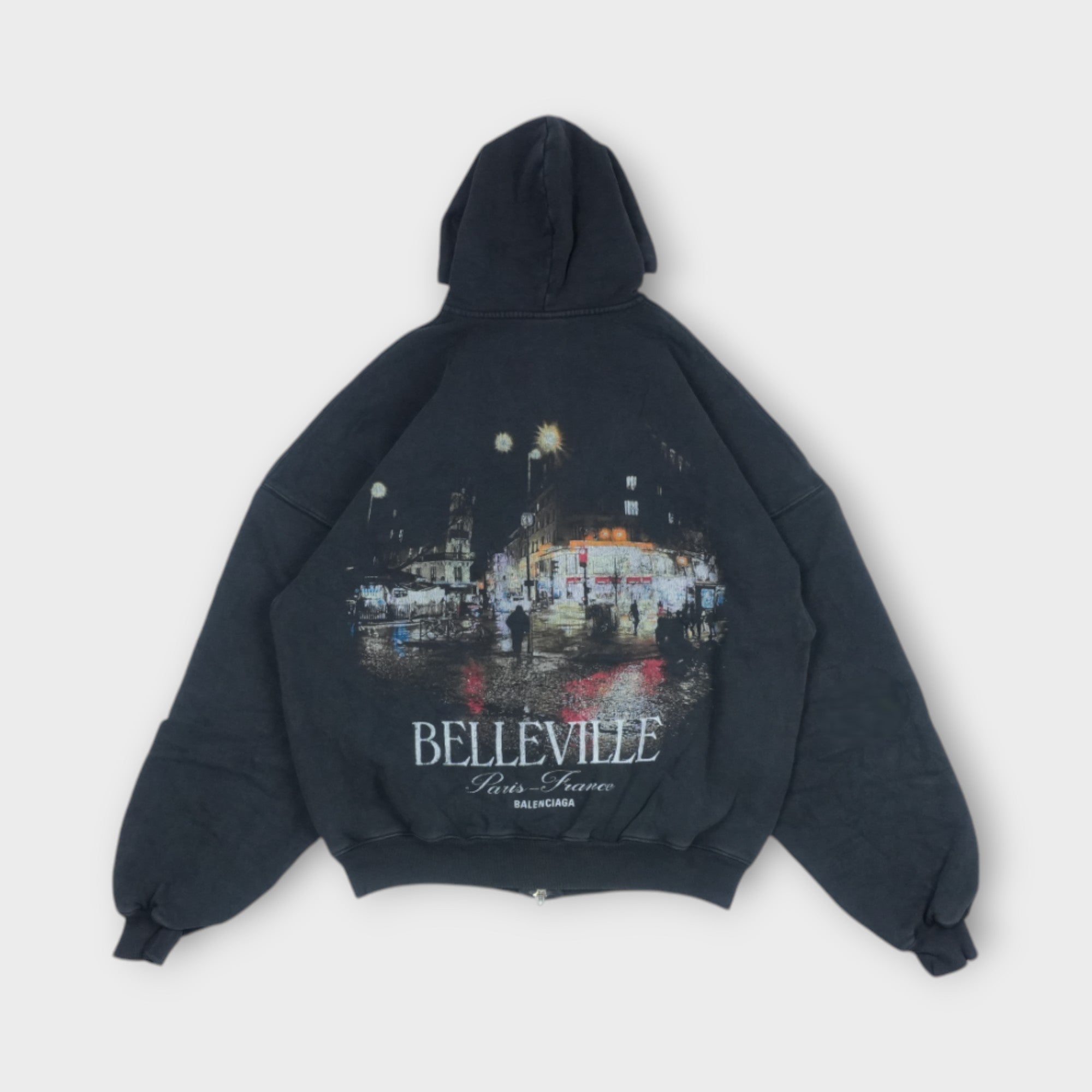 BALENCIAGA Large Zip-Up Hoodie – mou by ACROPOLIS