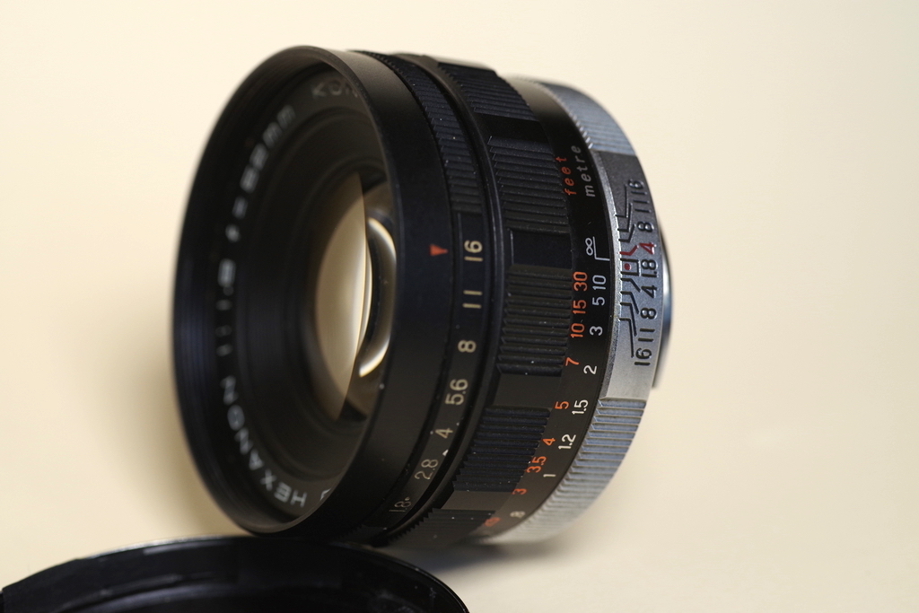 中古・良品】小西六 HEXANON 52mm f1.4 LMマウント