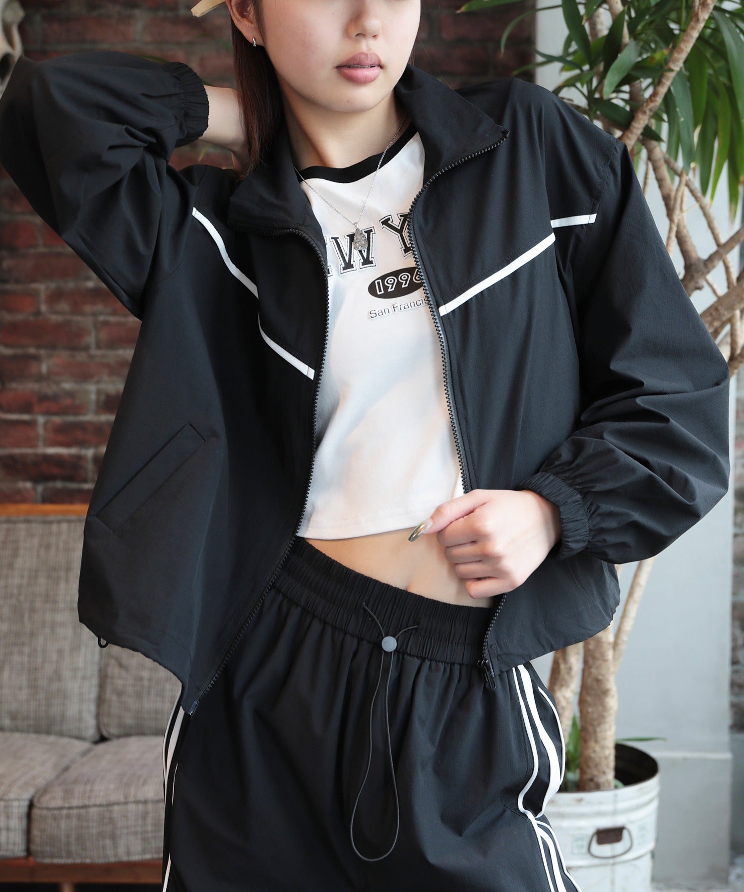 HOOK】for girls 薄手ナイロンブルゾン セットアップ可能 – 《公式