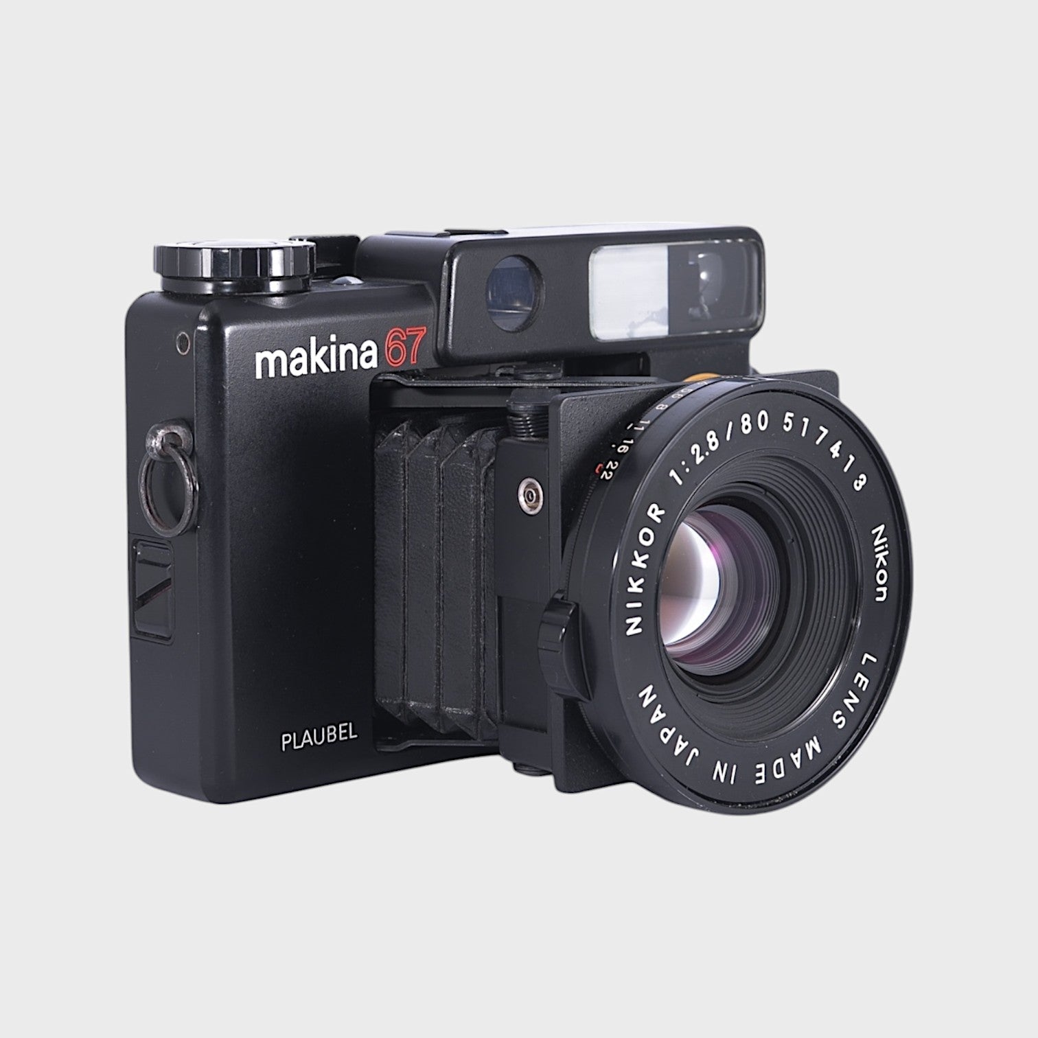 Makina Plaubel 67 Medium Format rangefinder film camera with 80mm