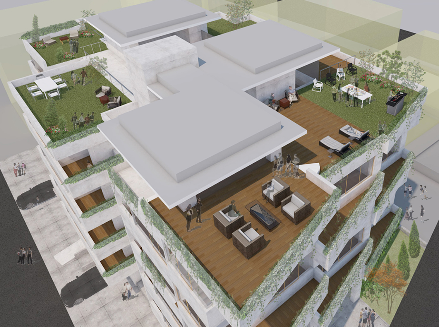 上社のコーポラティブハウス – 愛知・名古屋の住宅設計なら諸江一紀