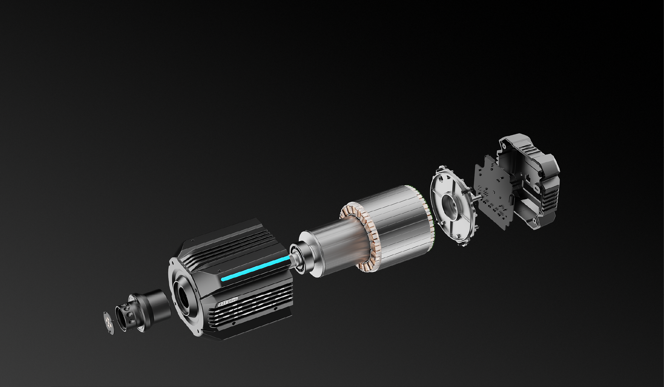 MOZA R21 Ultra – 21Nm Direct Drive Wheel Base with Zero-Cogging