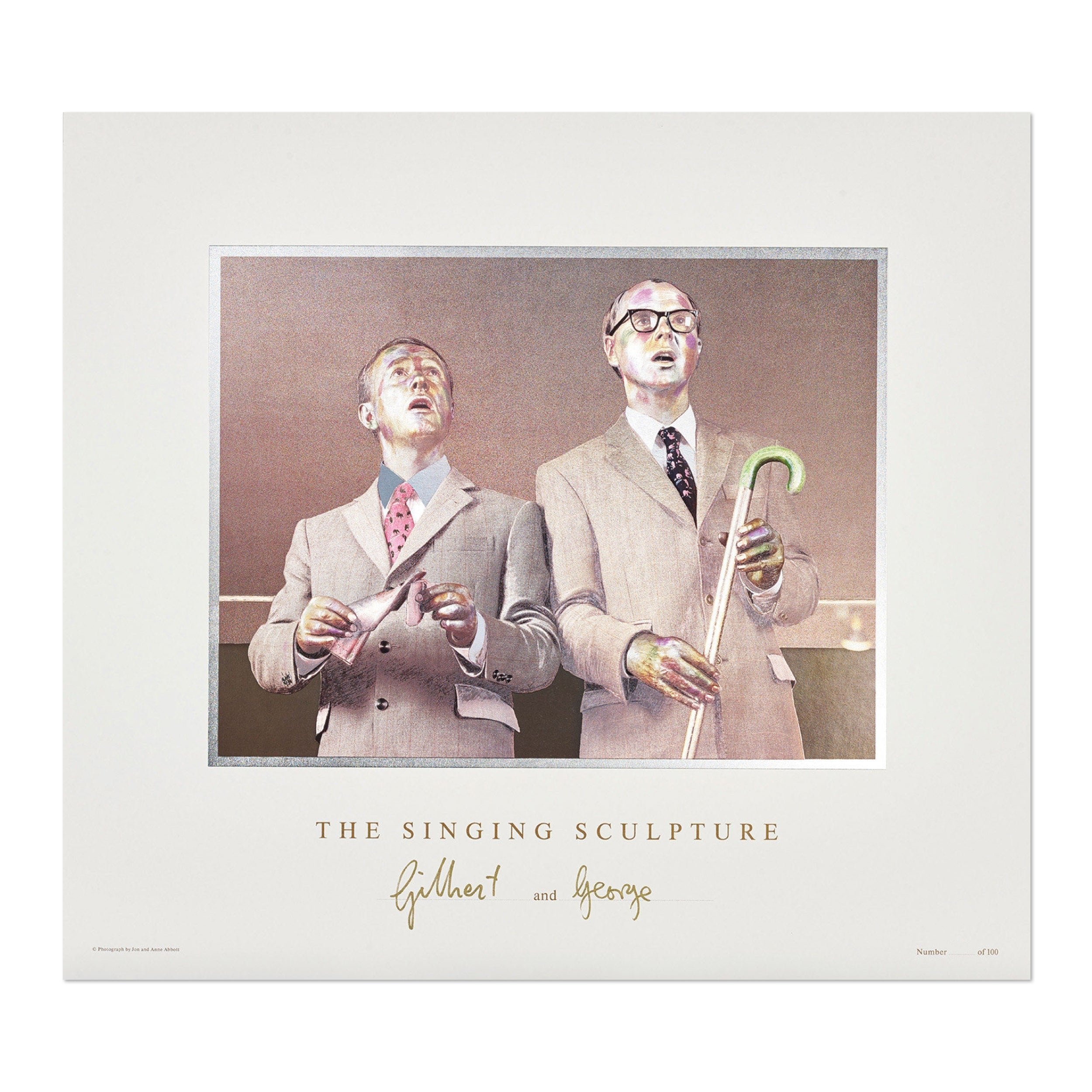Gilbert & George - The Singing Sculpture | Signed Print