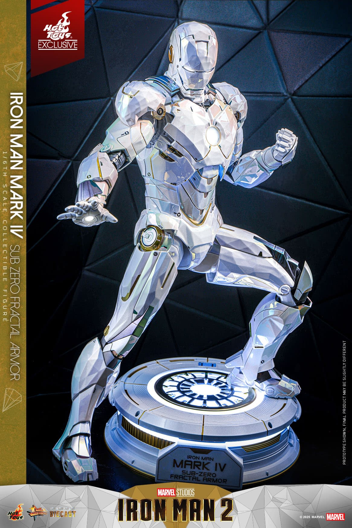 Hot Toys Reveals Limited Edition 1/6 Iron Man Sub-Zero Fractal Armor