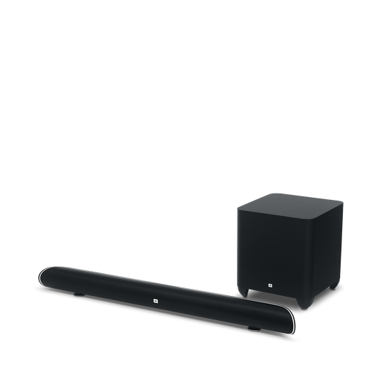 JBL Cinema SB 450 | 4K Ultra-HD soundbar with wireless subwoofer.