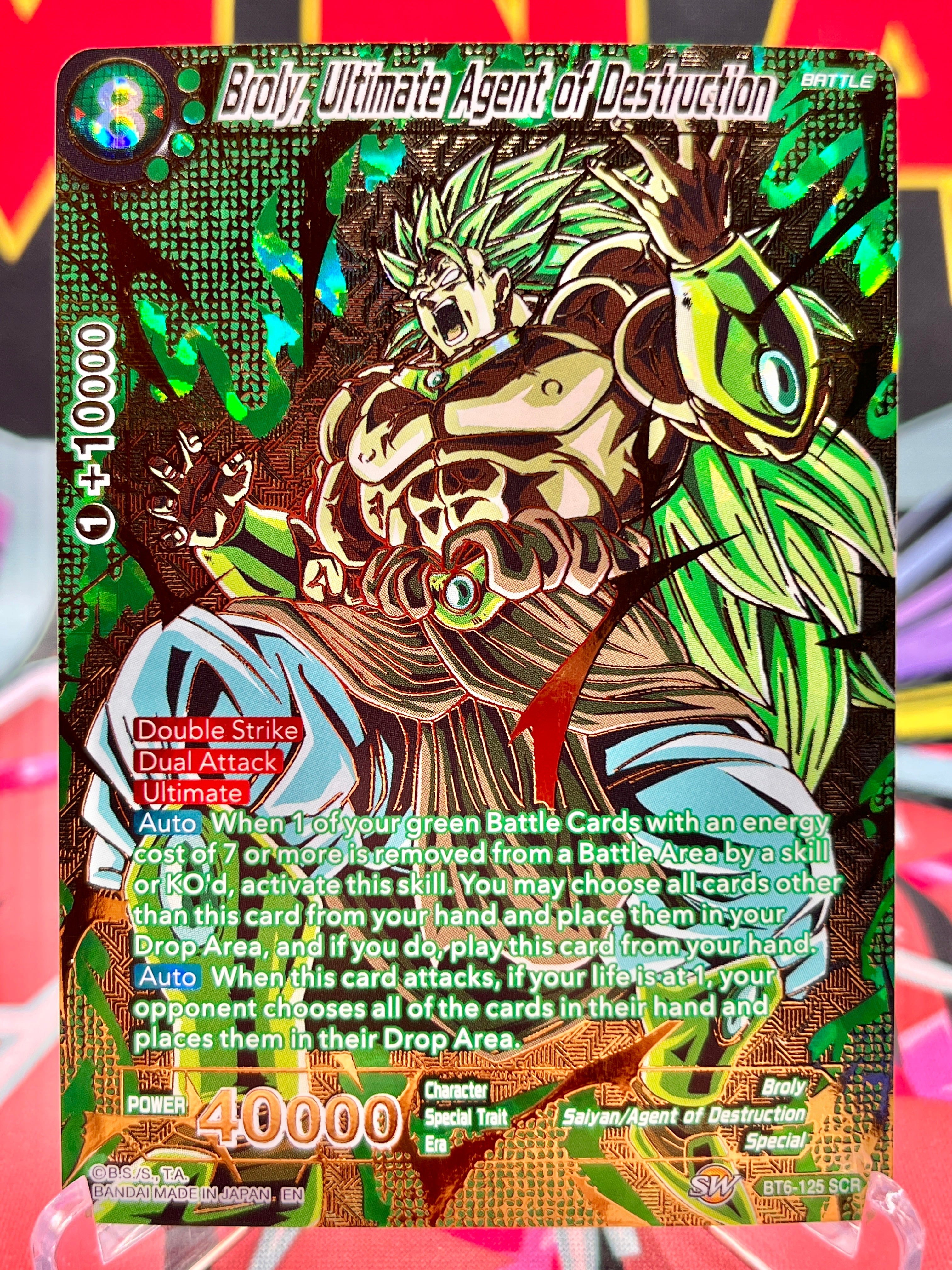 BT6-125 SCR Broly, Ultimate Agent of Destruction [Premium Edition] (20